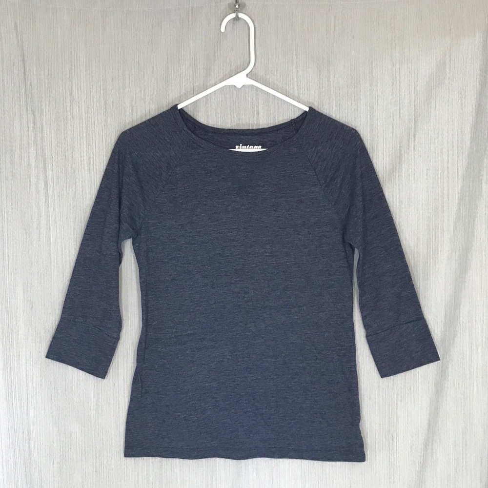 Old Navy 3/4 Sleeve Vintage Shirt Size Women's Small